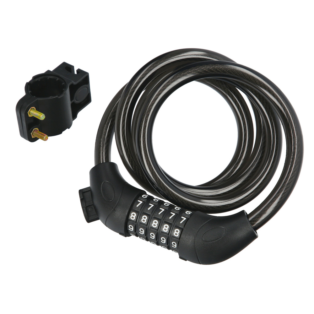 Cable Bicicleta Espiral Con Combinaci&oacute;n. 12 mm. x 120 cm. general